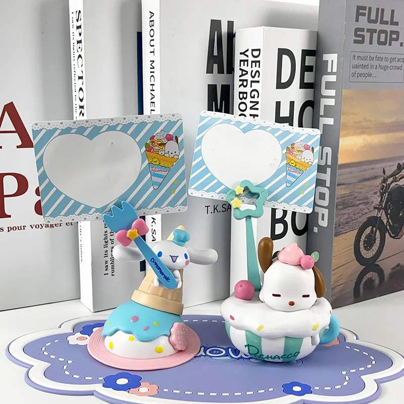 Sanrio Hello Kitty Kuromi Melody Pochacco Cinnamoroll Pom Purin десертная записка игрушка слепая коробка