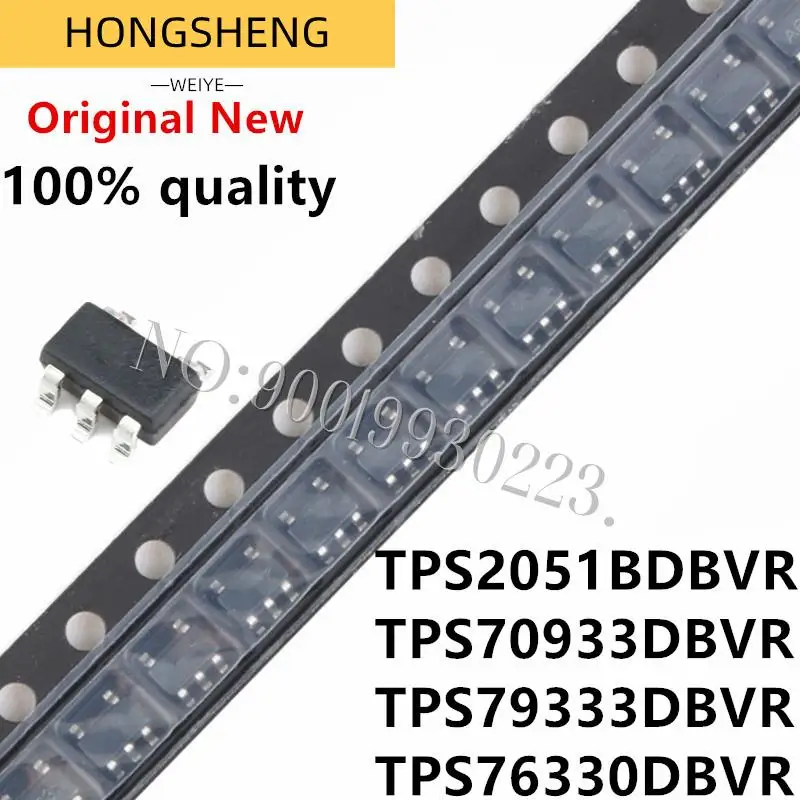 

10 шт./лот TPS2051BDBVR TPS2051 PLJI SOT23-5 TPS70933DBVR TPS70933 SDG TPS79333DBVR TPS79333 TPS76330DBVR PBII Выключатель питания IC