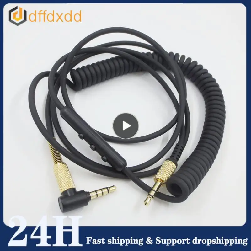 

Durable Headphone Connector Cable Gold Plating Process Three Button Wire Control Advanced Design High Quality Convenient