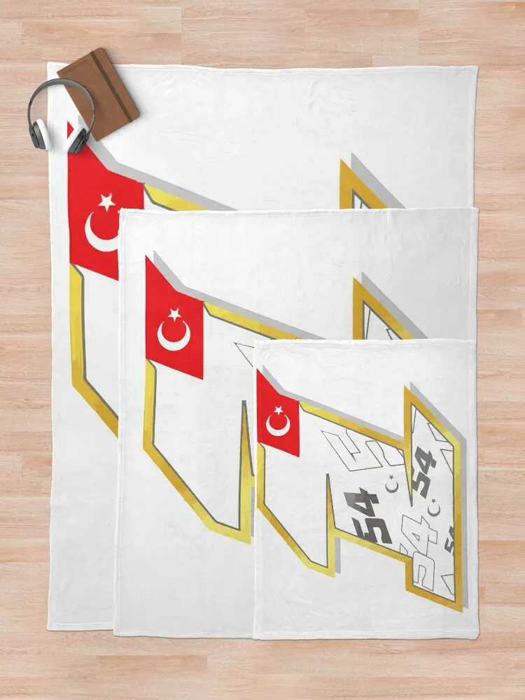 Одеяло Toprak Razgatlioglu Race Number 54 забавный подарок на Хэллоуин мягкие клетчатые одеяла