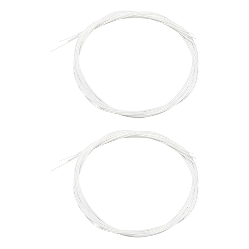 

8Pcs/Set White Durable Nylon Ukulele Strings Replacement Part For 21 Inch 23 Inch 26 Inch Stringed Instrument