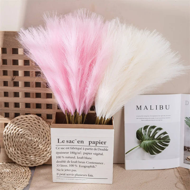 

Simulation Pampas Grass Decor Bulk Artificial Flower Decoration Centerpieces for Flower Arrangements Wedding Home Decor Boho
