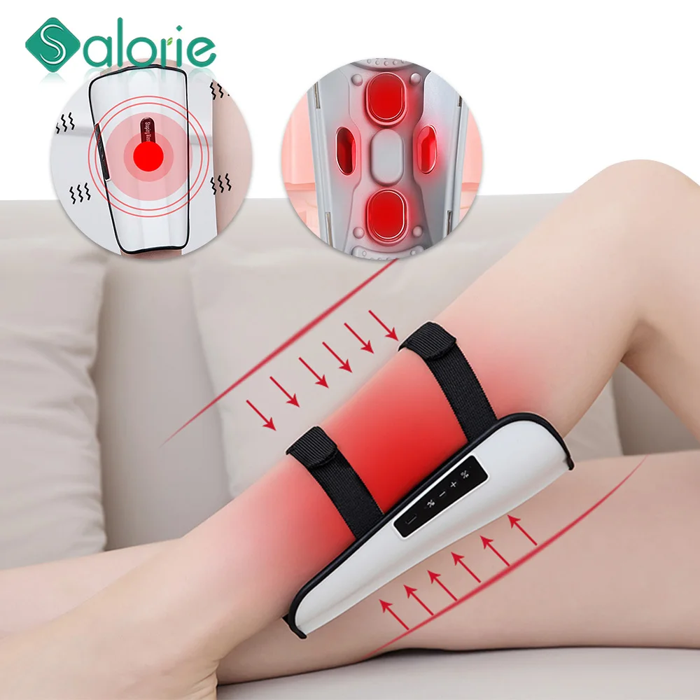 

Electric Leg Massager 5 Mode Pressotherapy Heating Calf Massage Vibration Pain Relief Hot Compression Physiotherapy Recharge