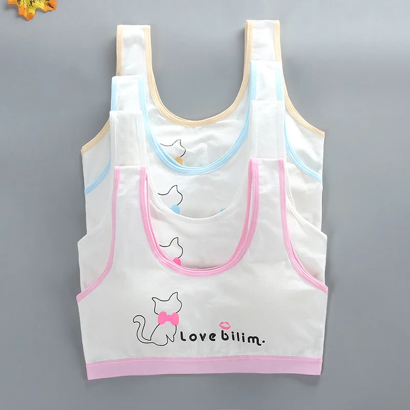 

Girls Training Bras 12 Kids Soft Underwear 10 Girls Accessories Breathable Children Bras for Teen Girl 8-14y Padded Tube Topic