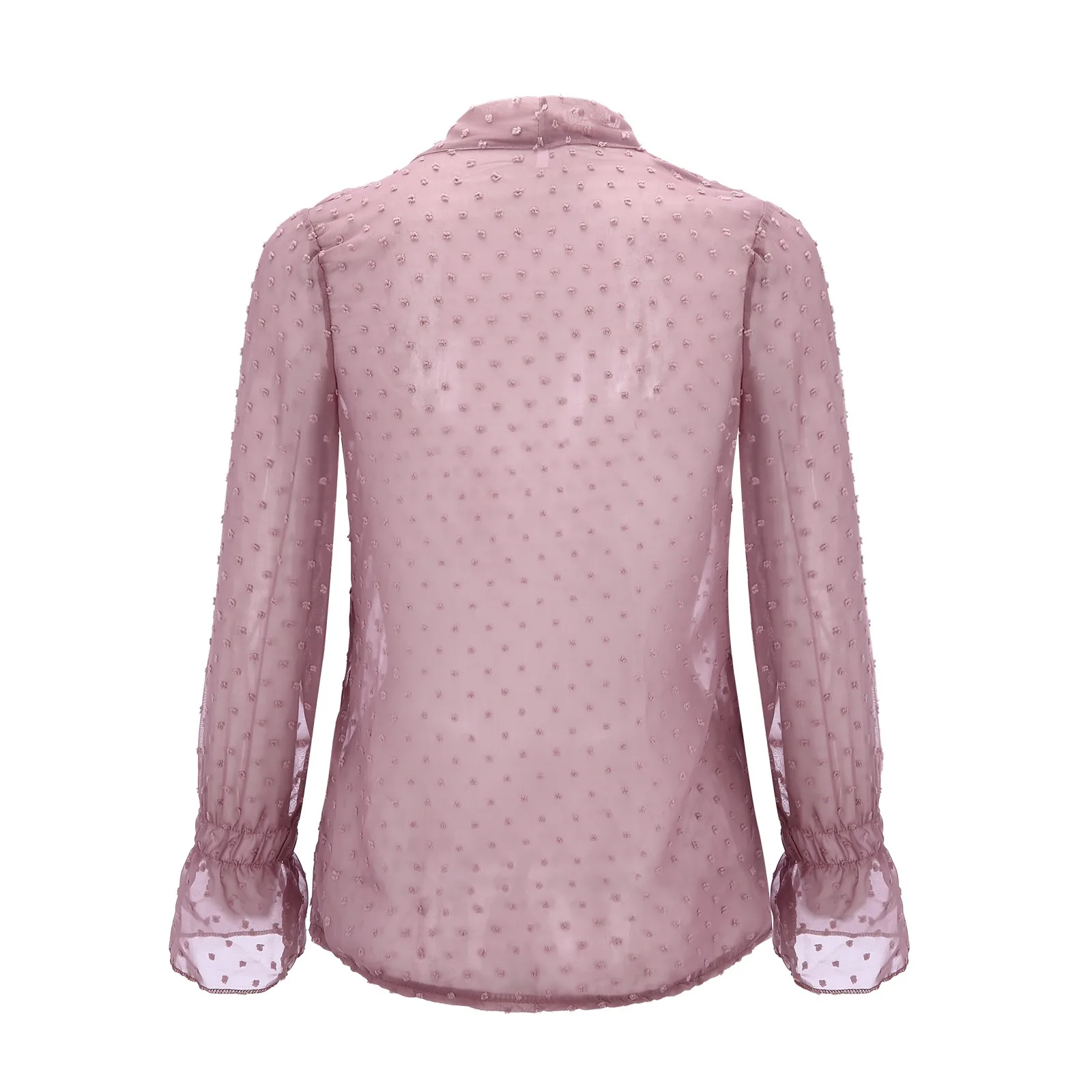 Блузка женская с V-образным вырезом повседневная пикантная рубашка завязками Топ