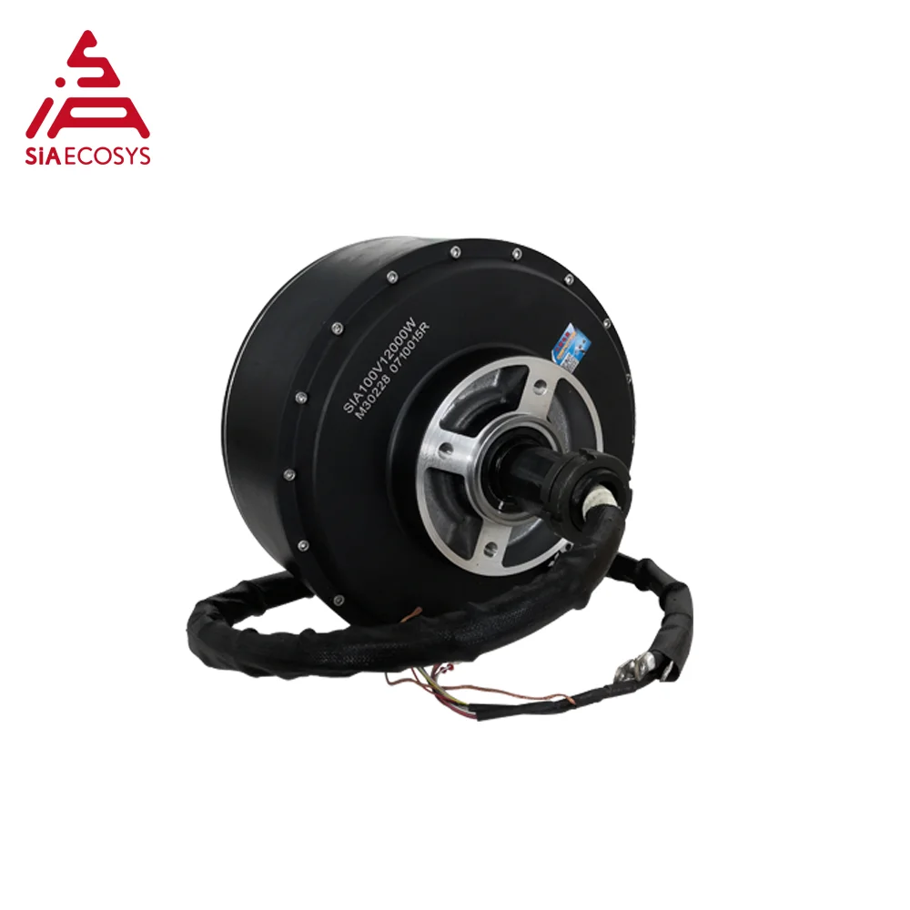 QSMOTOR 4wd 273 12000W V4 96V 146kph Hub Motor High Power With SIAPT96800 Controller Power Train Kits For Electric Car SiAECOSYS images - 6