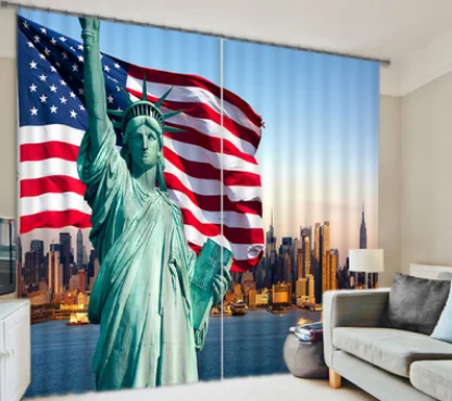 

European and American quality free goddess art curtains