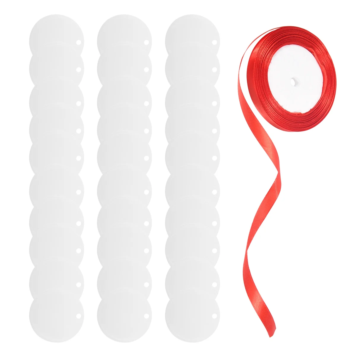 

30 шт., прозрачные круглые акриловые заготовки, 2 дюйма