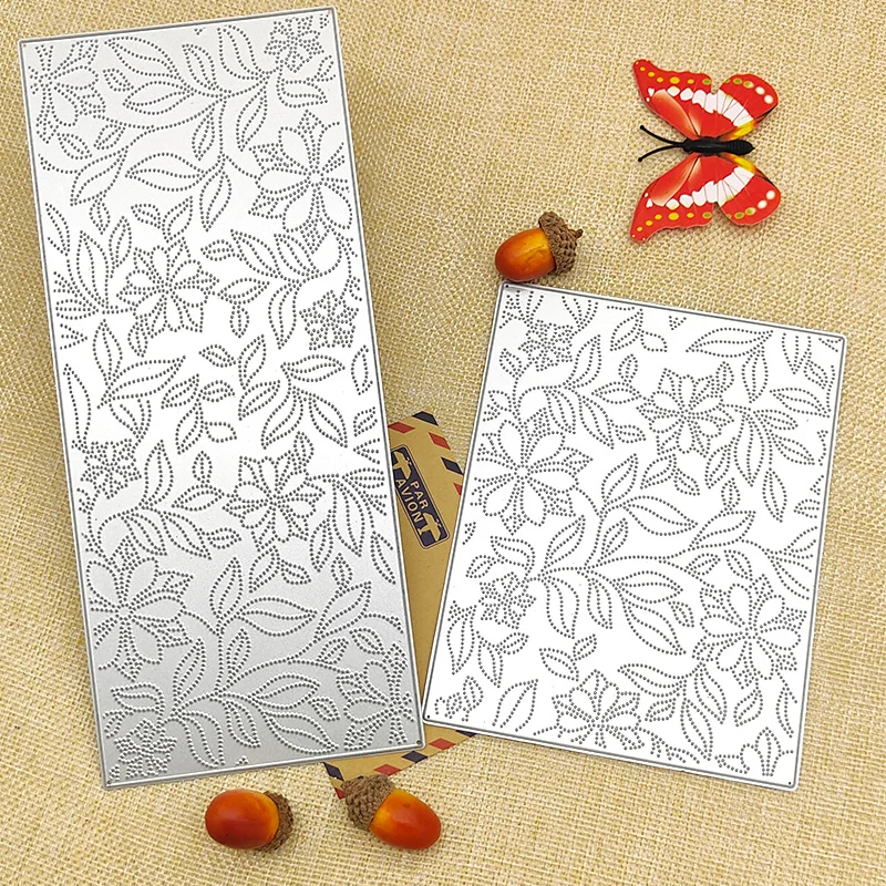 

2022 New Branches Flowering Dotted Metal Cutting Dies for Scrapbooking Paper Craft and Card Making Embossing Decor No Stamps