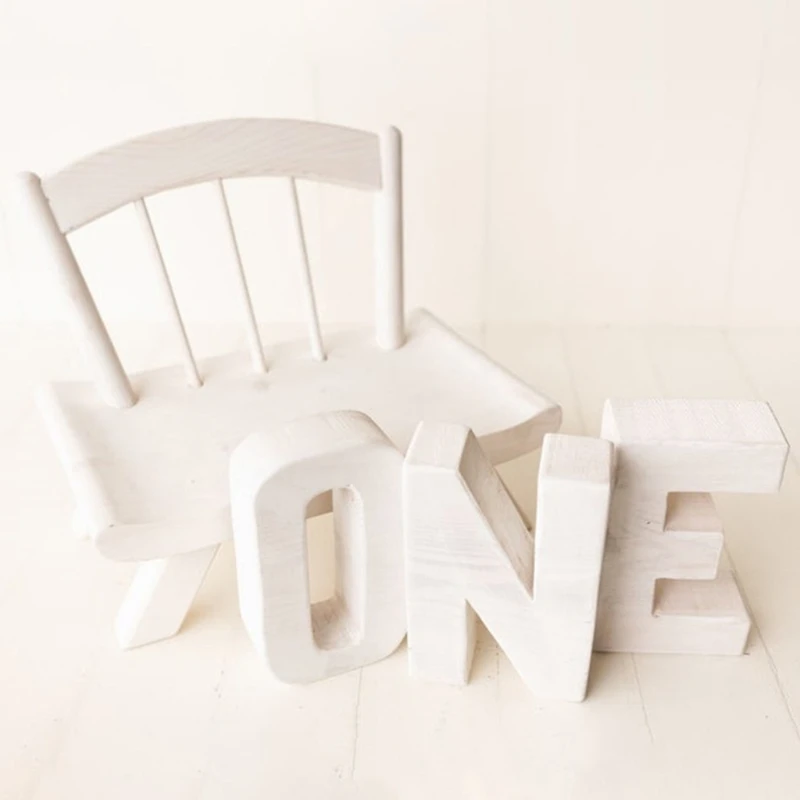 

Newborn Photography Props Wooden Chair Multifunction Furniture for Infant Photo