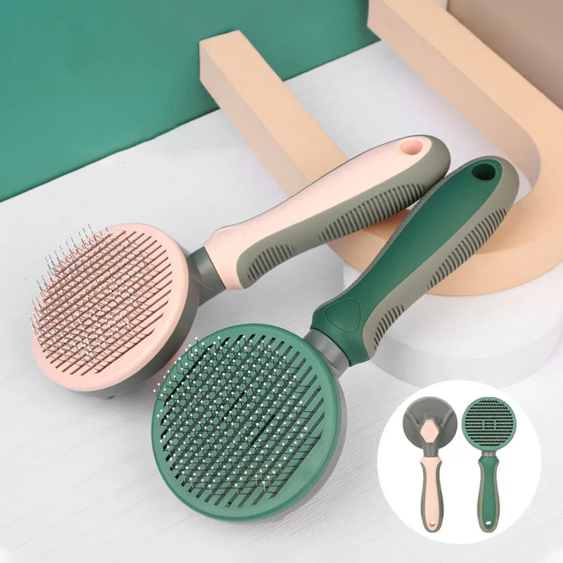 

Щетка для вычесывания собак, самоочищающиеся расчески для вычесывания, удаления шерсти, 1 шт.