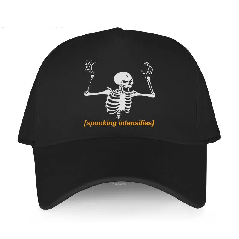 

Cotton cap Low Price For Men's Summer Casual hat Spooking Intensifies Spooky Scary Skeleton Meme Fashion men baseball caps