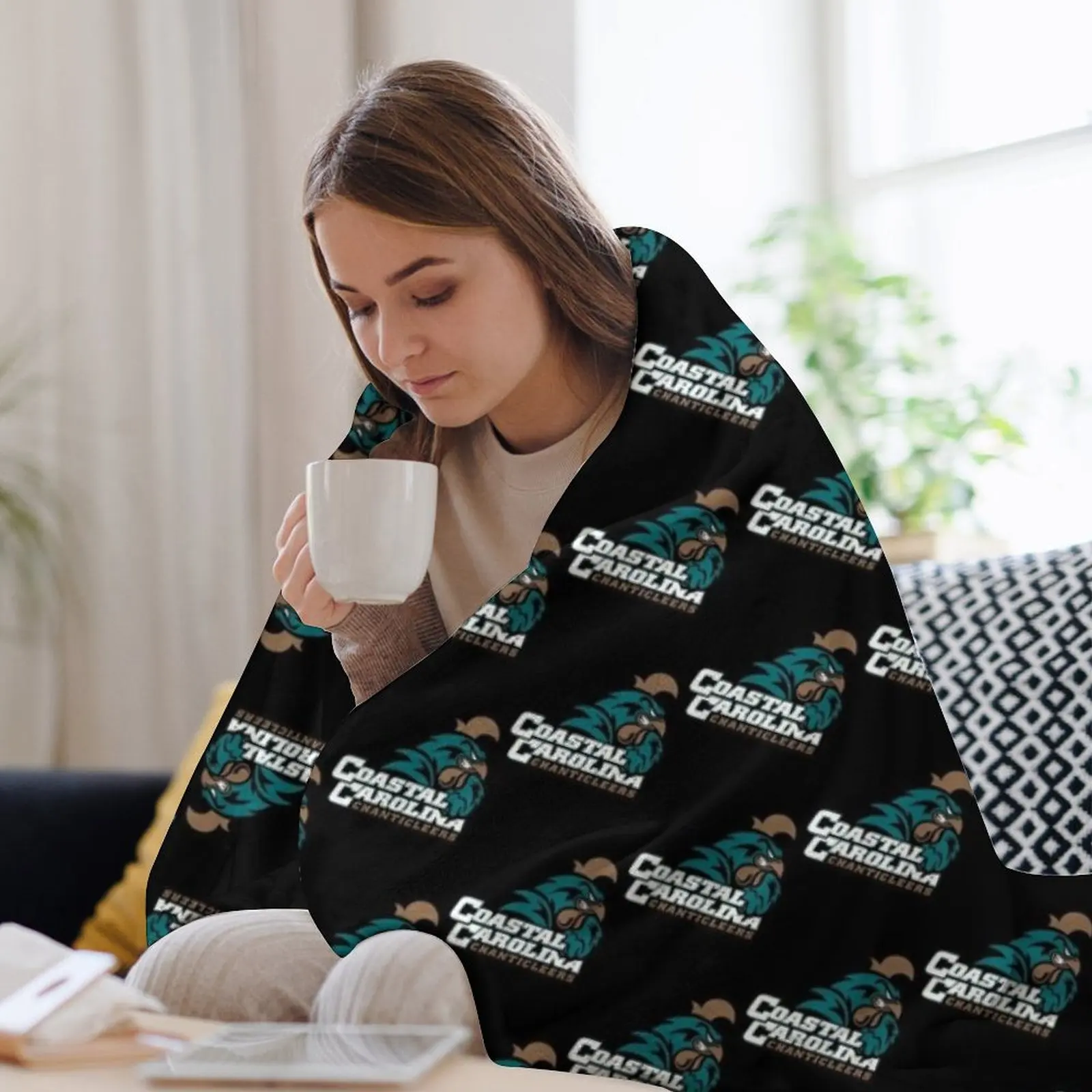 Одеяло Coastal Carolina Chanticleers милые одеяла для путешествий