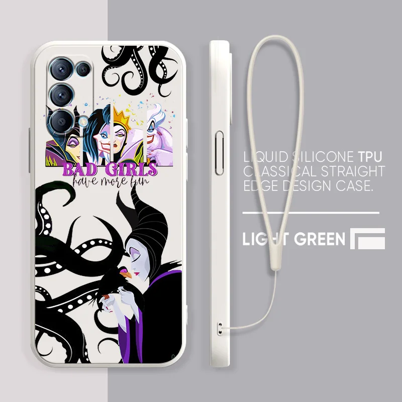 

Evil Queen Disney For OPPO Reno 7 Pro SE Z 6 Lite Pro 5 Lite 4 Lite Z 2 Z 4G 5G Silicone Soft Black Phone Case
