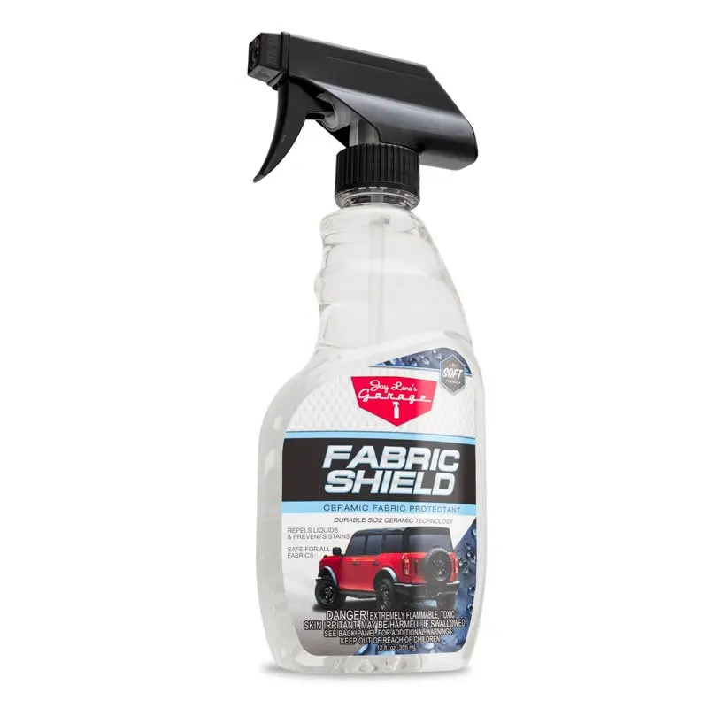 

Leno's Garage Fabric Shield (12 oz) - Ceramic Fabric Protectant and Stain Repellant car wash clean detailing car accessories car