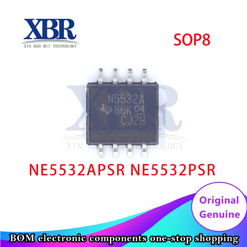

20 шт., NE5532PSR NE5532APSR SOP8, рабочий усилитель, буфер