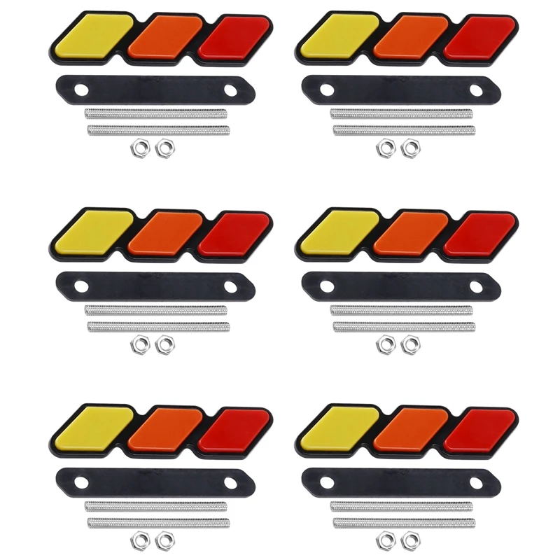 

6X Трехцветная эмблема на переднюю решетку радиатора для Toyota Tacoma 4runner Highlander RAV4