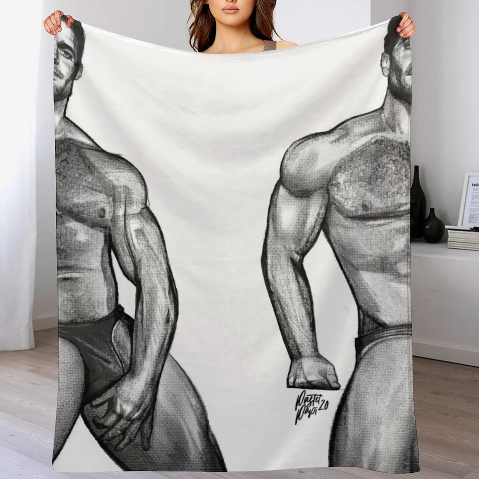 Pastelpapi-(Генри кавилл) одеяло тяжелые тонкие винтажные одеяла