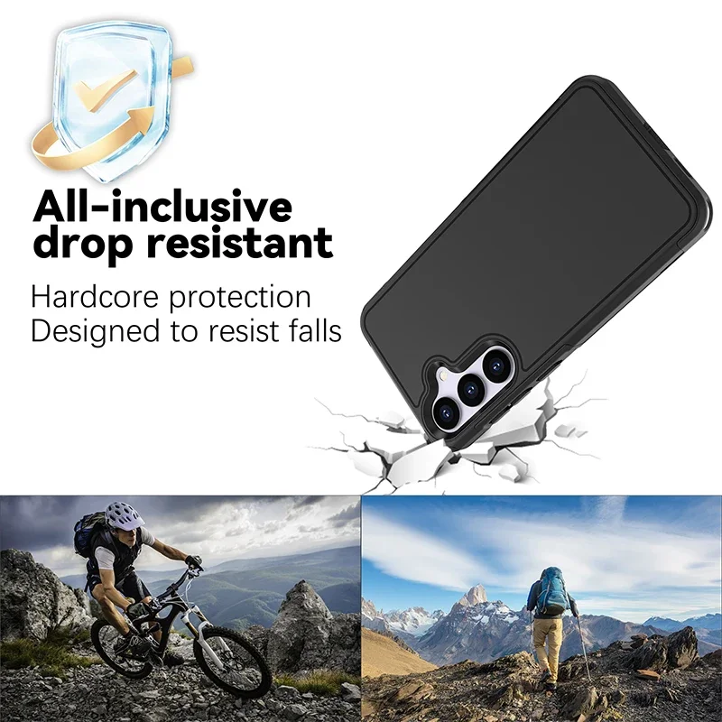 Нескользящий противоударный жесткий чехол для Samsung Galaxy S24 Ultra Plus аксессуары