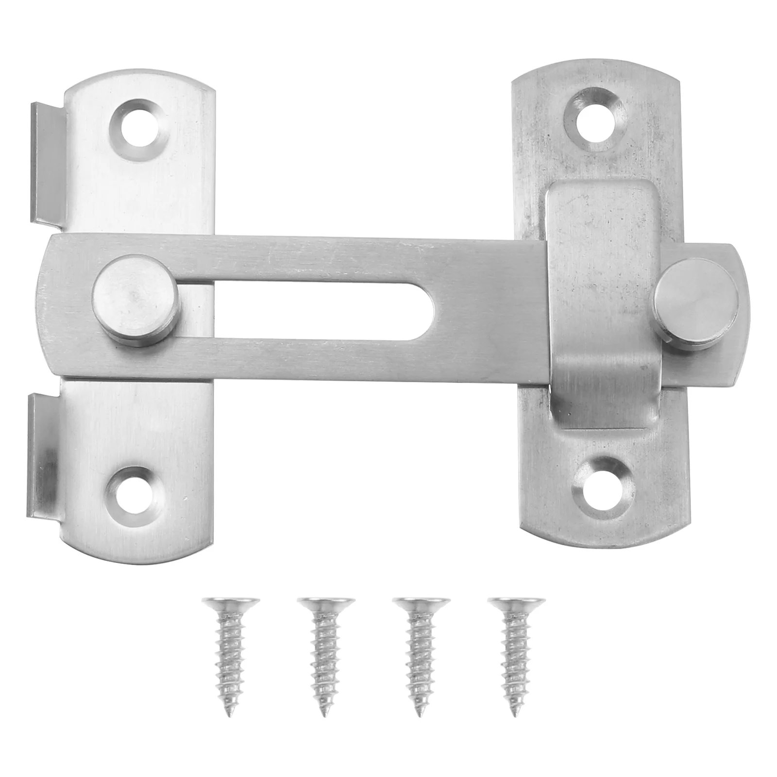 

1 PC 4 inch Door Brushed Texture Stainless Steel Bolt Insurance Bolt Gates