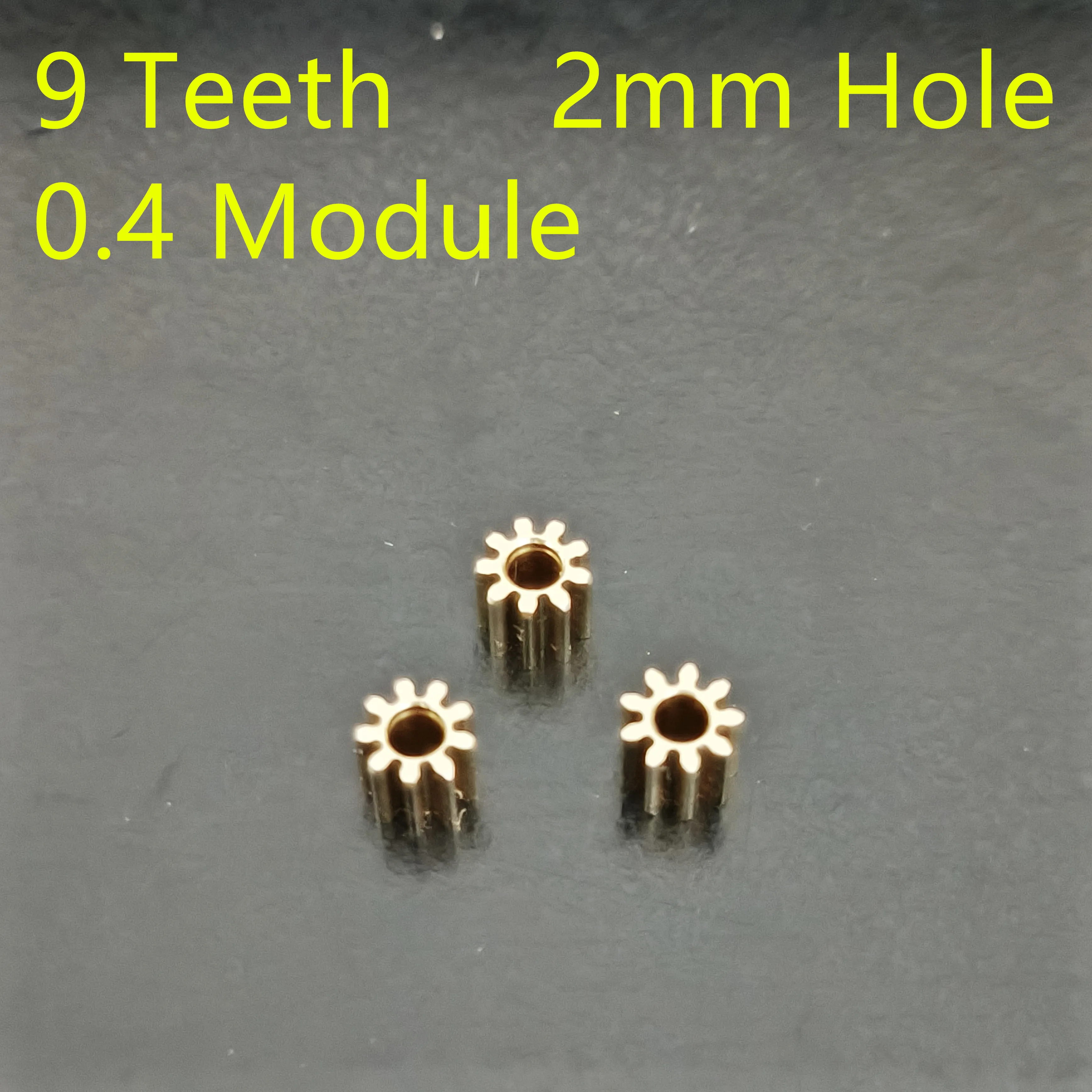 

3 шт. латунные шестерни 92A 0,4 модуля 9 зубьев