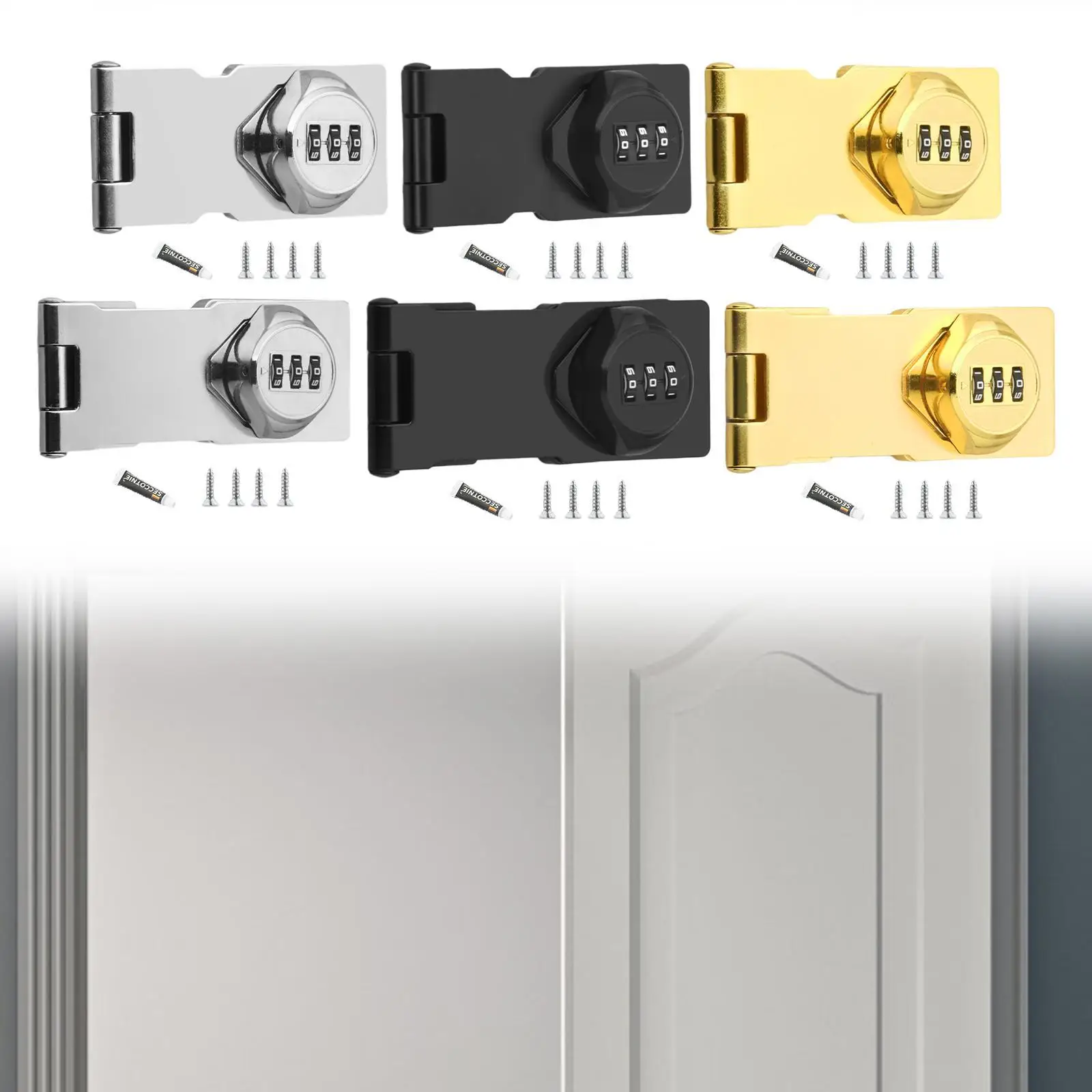 Механический замок с паролем замки для шкафа комбинацией 3-значного замка