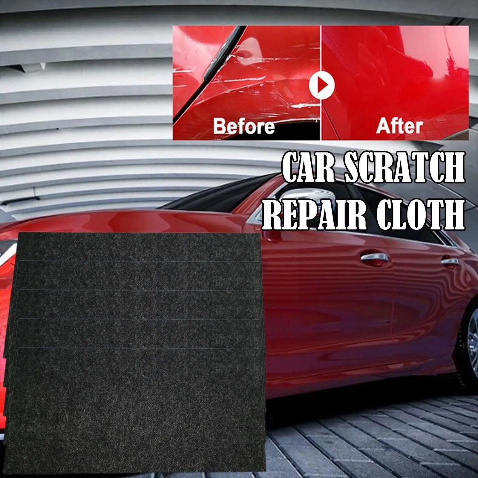 

10pcs Car Scratch Remover Cloth Paint Scratch Removal Car Scratch Repair Kit for Repairing Car Light Paint Scratches Remove T6M2