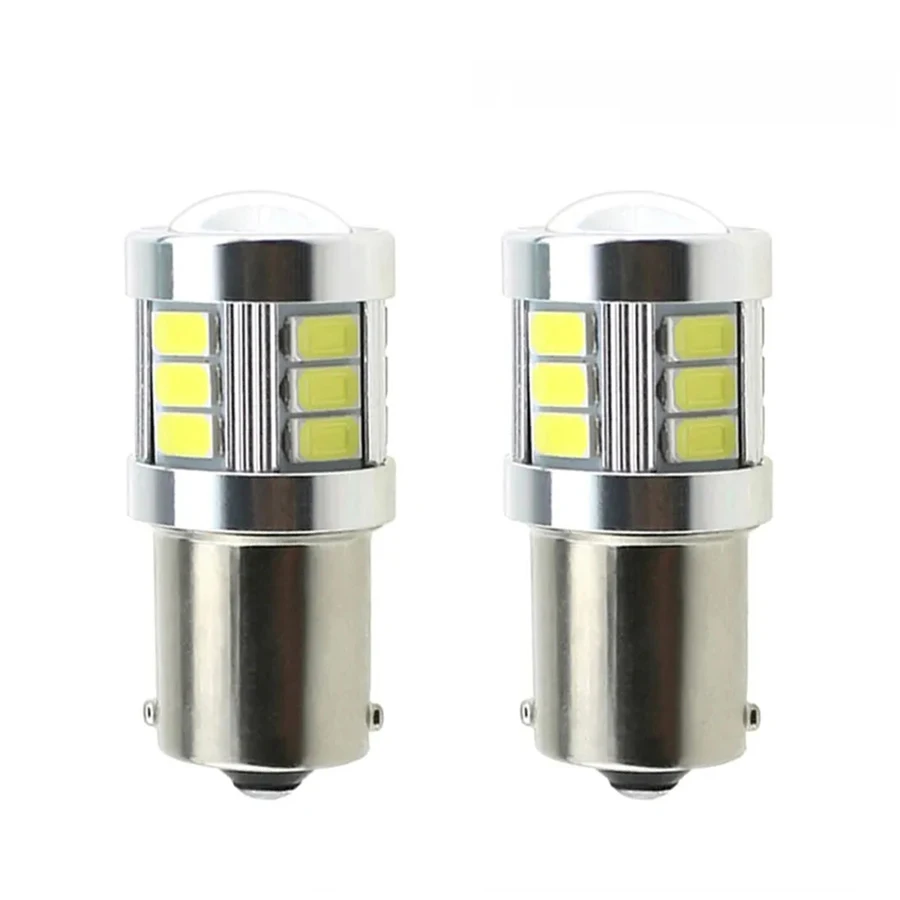 

2 шт., супер яркие дневные ходовые огни 1156 BA15S P21W для Kia Rio 3 4 2016 2017 2018 2019