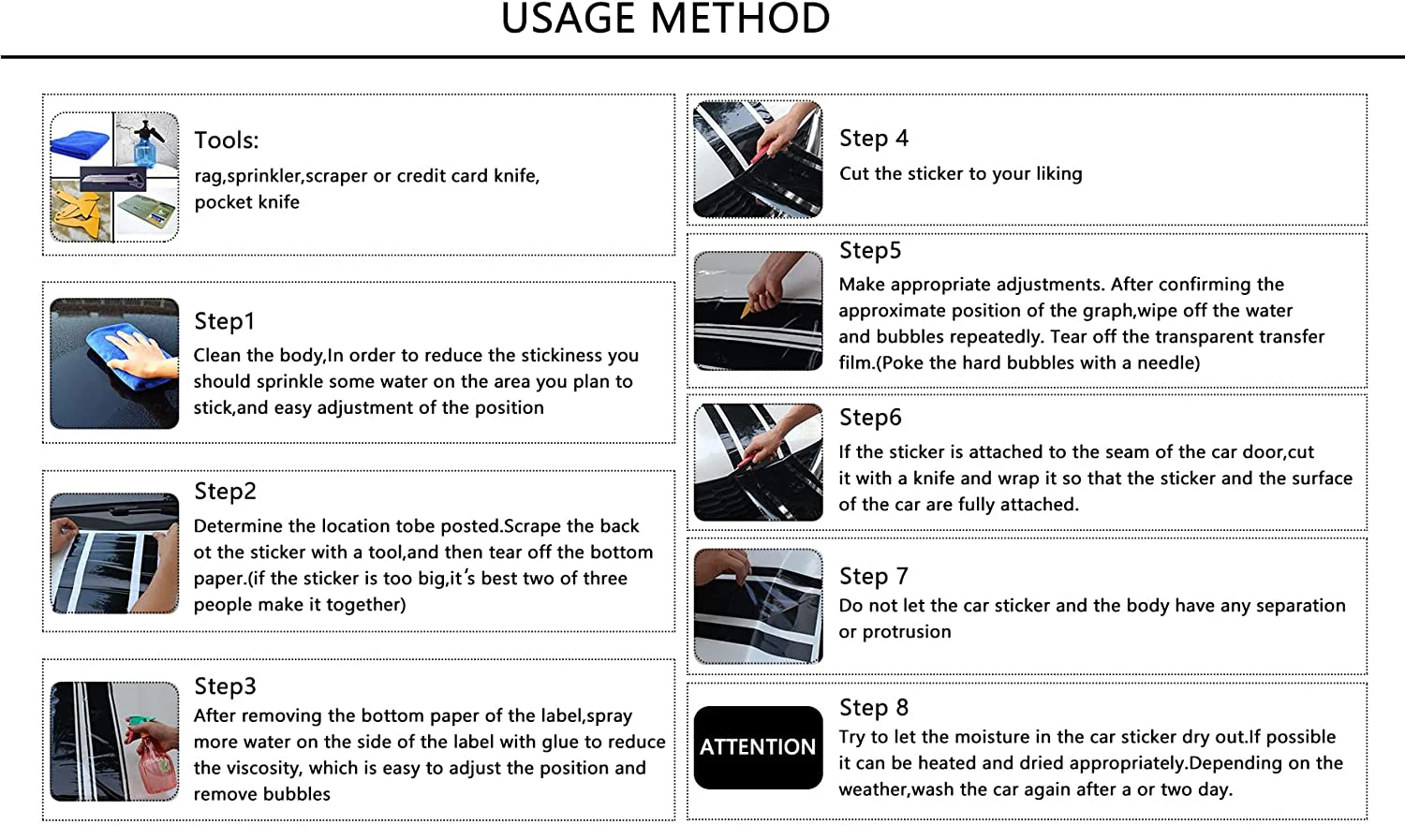 Японская защитная виниловая наклейка на багажник автомобиля самурая