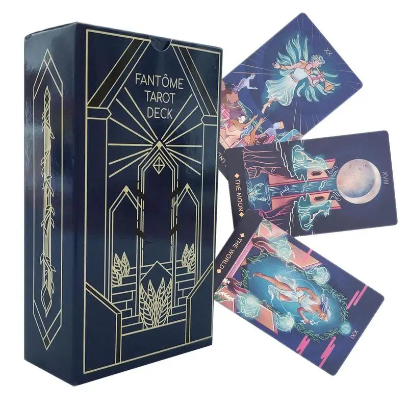 

New English Tarot Casual Board Game Tarot Cards for Divination Personal Use Tarot Deck with Guidebook Full English Version