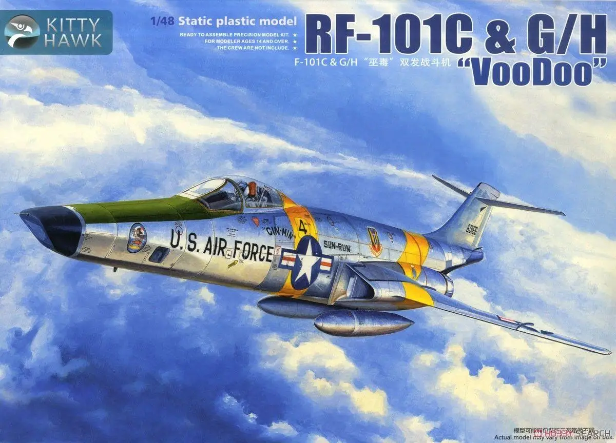 Kitty Hawk 1/48 80116 RF-101C &amp G/H Voodoo Сборная модель комплект