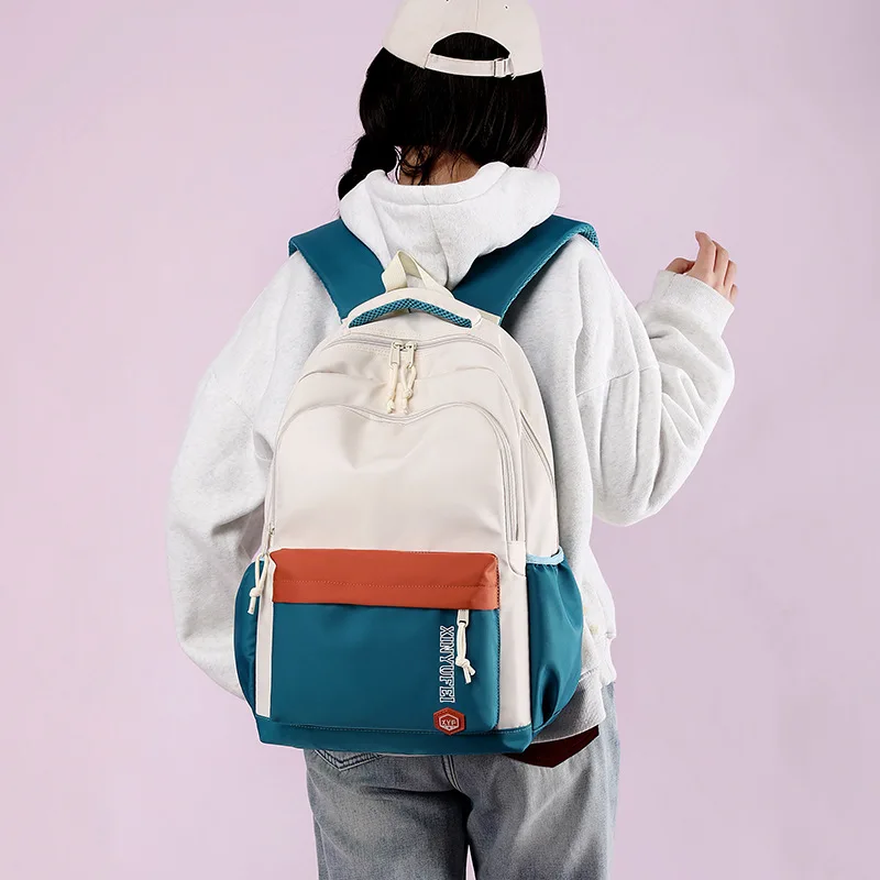 fashion Teenage Girls school Backpack Student Schoolbag Waterproof Travel laptop Bagpack High School Bags For Kids book bags