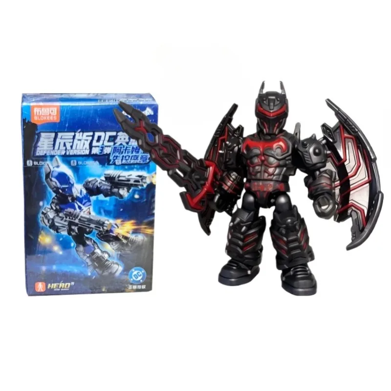 Фото Blokees DC Star Edition Series 3 Робин Бэтмен Аркхэм Полный набор коллекционных фигурок из строительных блоков Игровой набор «Рыцарь Аркхэма» №2