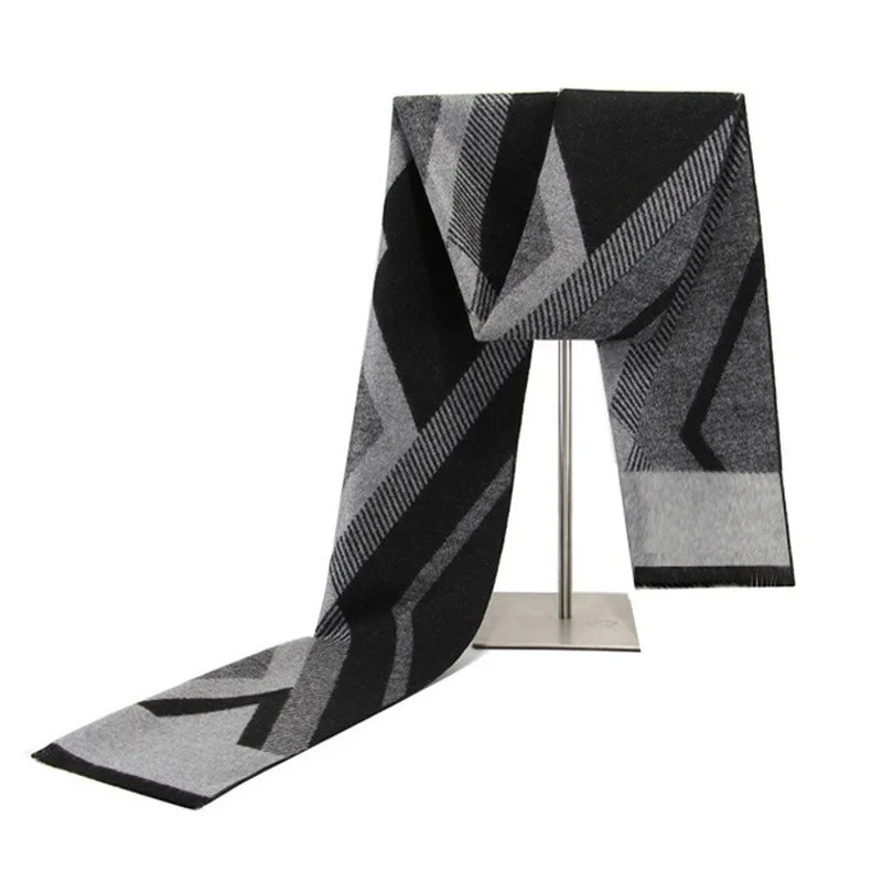 

Классические зимние повседневные шарфы, мужской кашемировый шарф, теплые клетчатые шарфы, деловые хлопковые шарфы, оптовая продажа с завод...