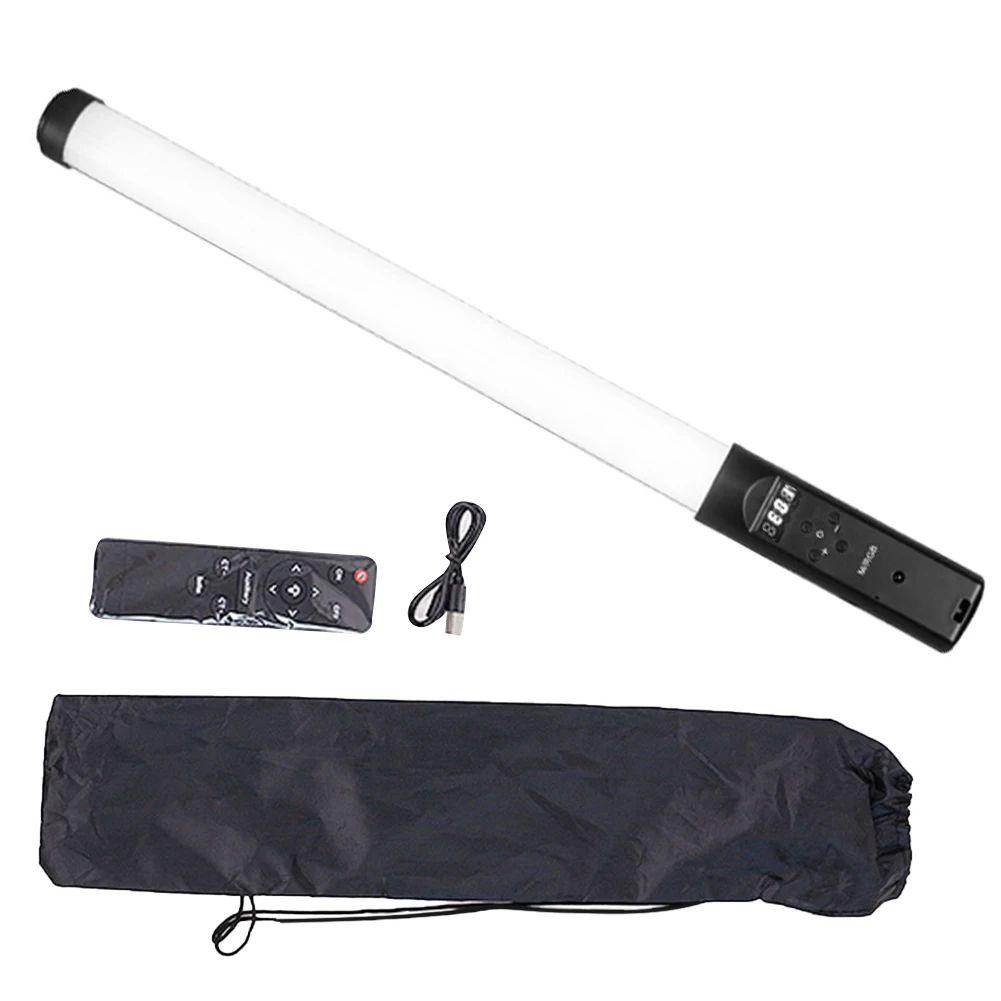 

Wand Fill Lamp Led Video Light Stick Studio Shooting RGB Color Portable Selfie USB Rechargable Photography With Remote Control