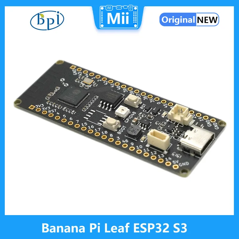 Banana Pi Leaf ESP32 S3-это серия низкомощных микроконтроллеров предназначенных для