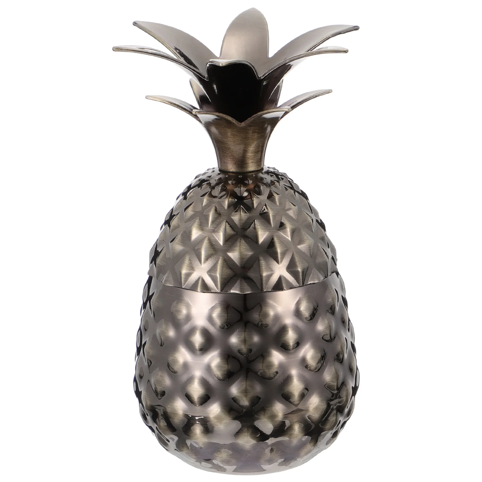 

Pineapple Cup Cocktail Cupsglasses Mugtiki Shaker Metal Drink Drinking Moscow Mule Mugs Shape Coffee Bar Ice Partylids Bucket