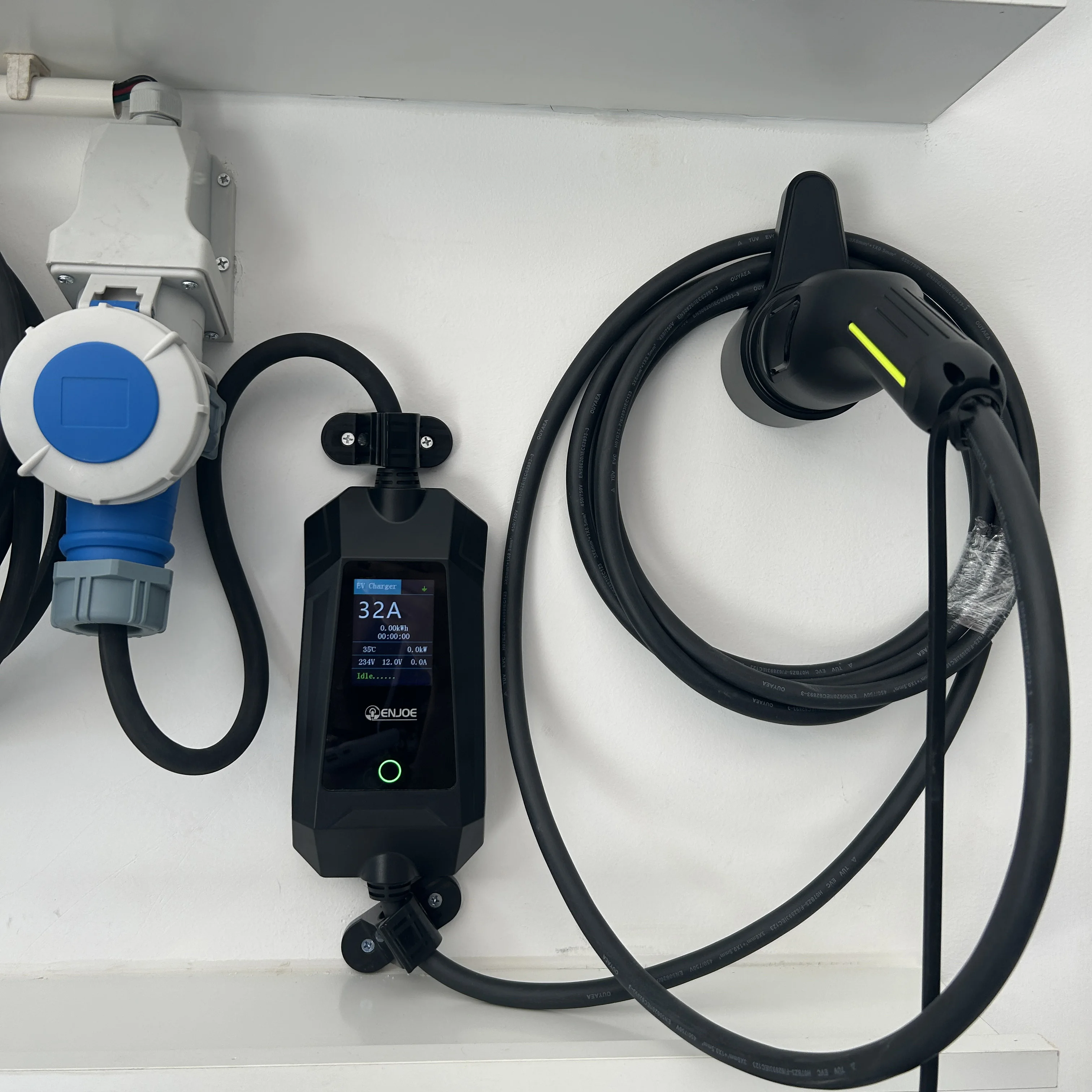 Портативное зарядное устройство для электромобилей Тип 2 электромобиль адаптер