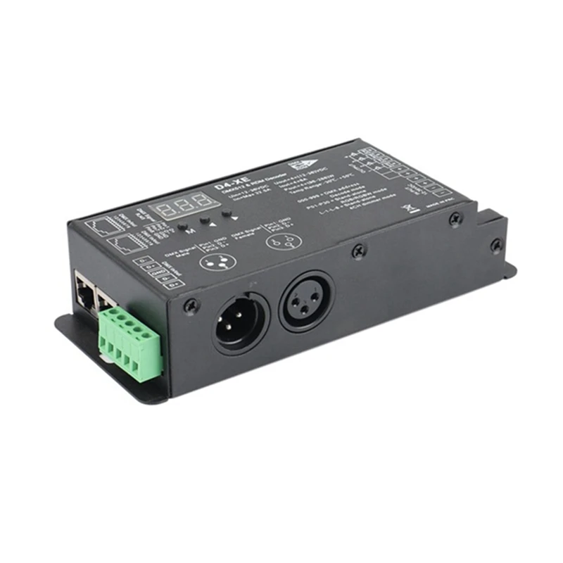 DMX декодера PWM мерцание свободное затемнение 12V-36V цифровой дисплей 2000Hz 500HZ для RGB