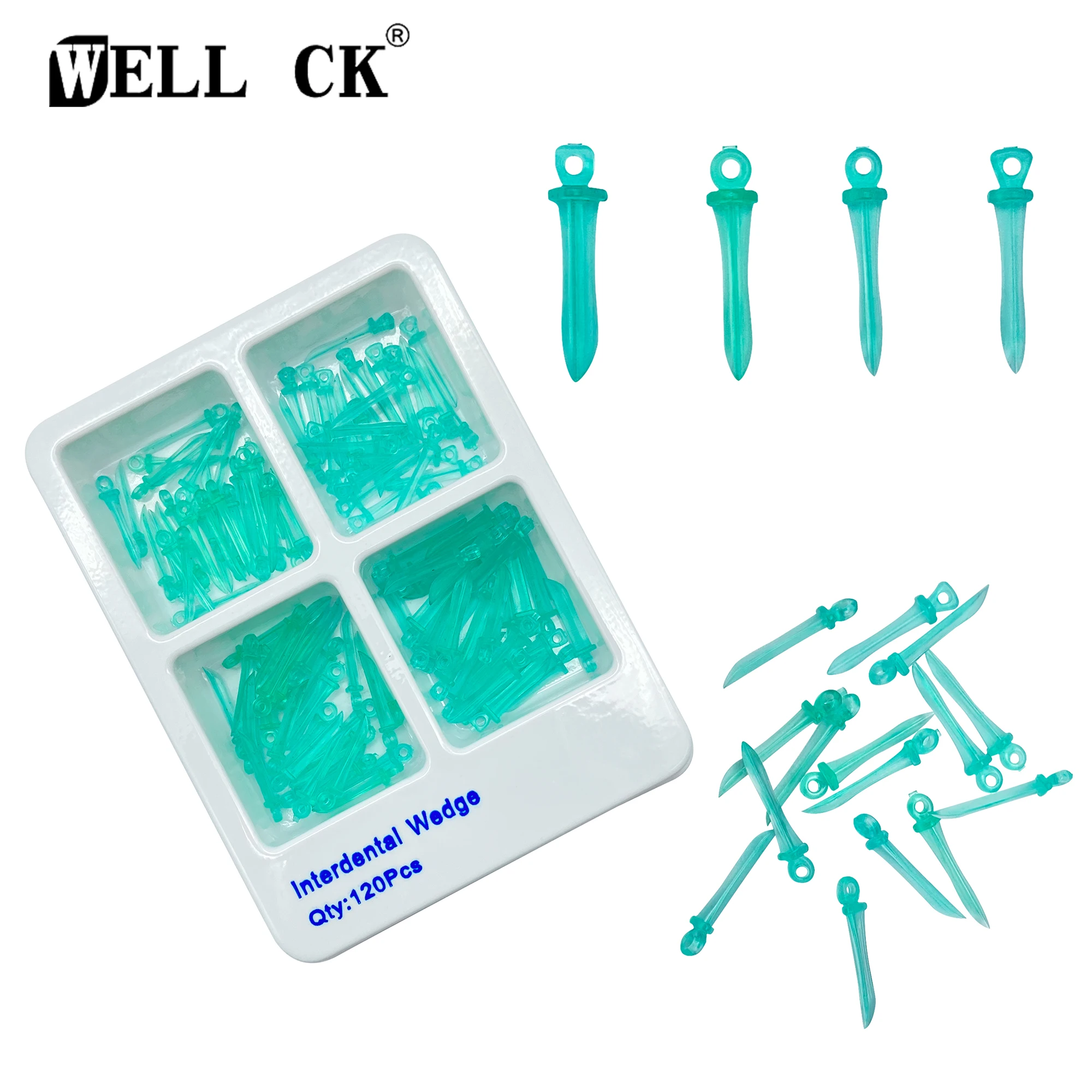 120Pcs/Box Dental Tools Materials Interdental Wedges Add-On Autoclavable Oral Care Dentist Dentistry Odontologia |