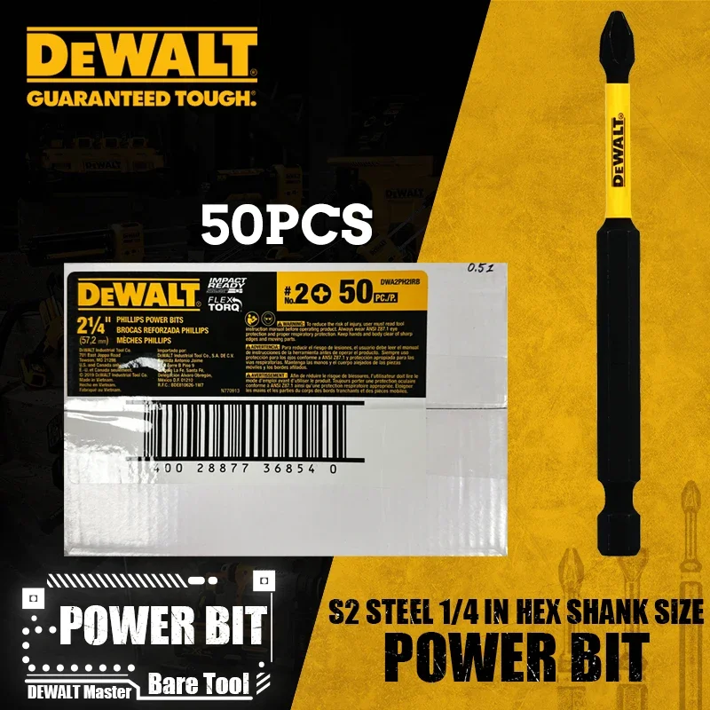 

DEWALT Ударные биты для дрели 50 шт.