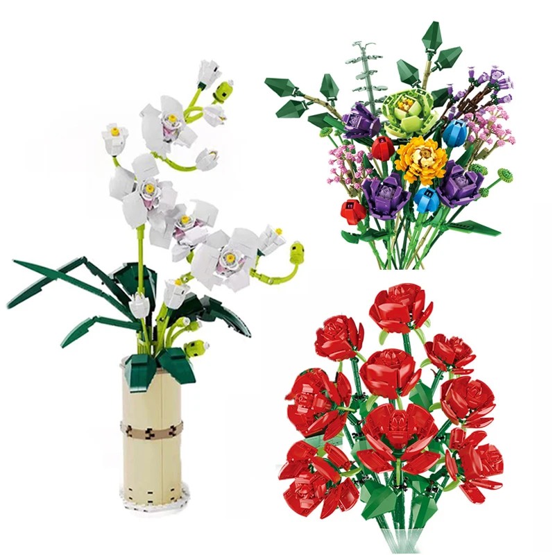 Детский конструктор цветы
