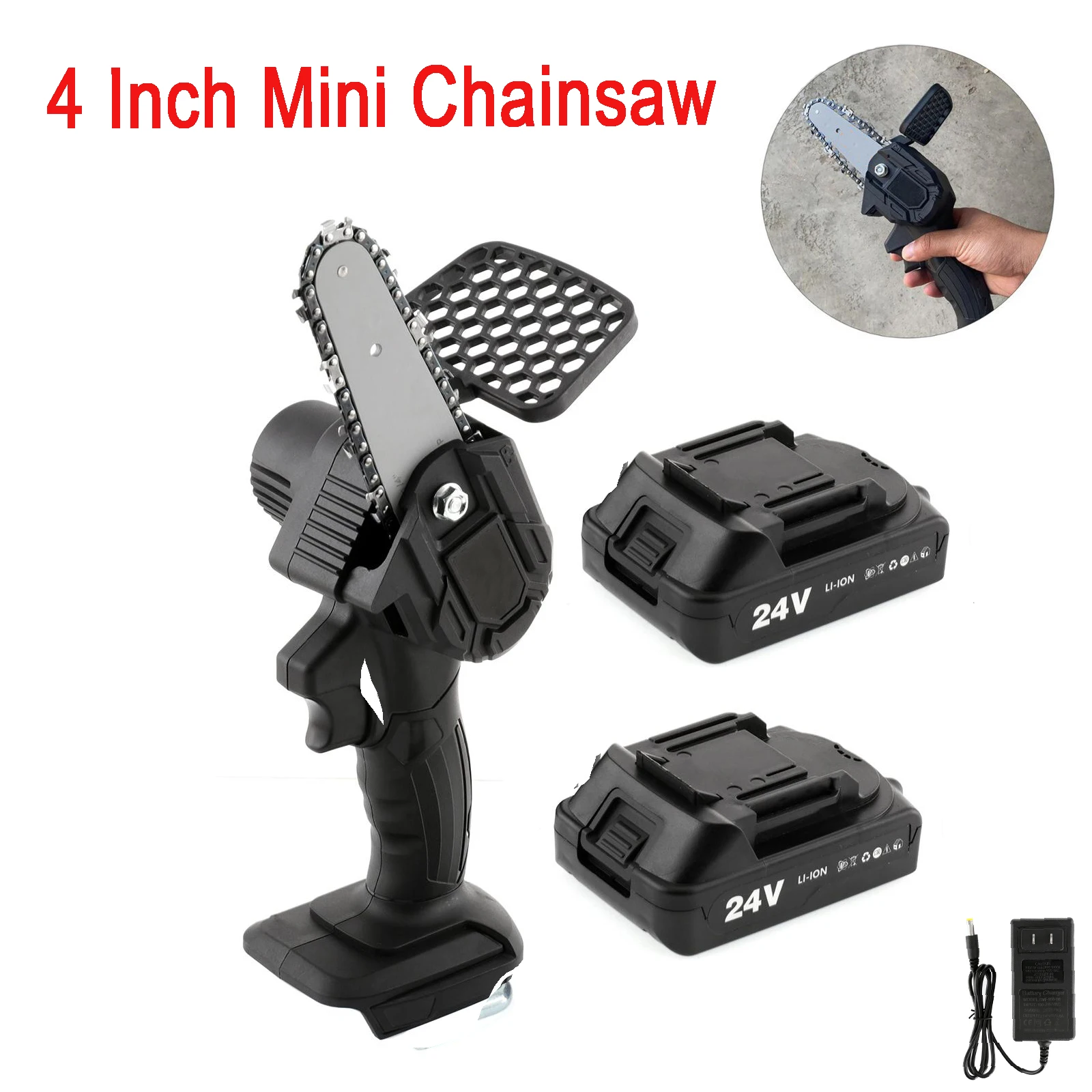 

Беспроводные электрические пилы, портативные мини электрические пилы для обрезки, перезаряжаемые деревообрабатывающие электрические пил...