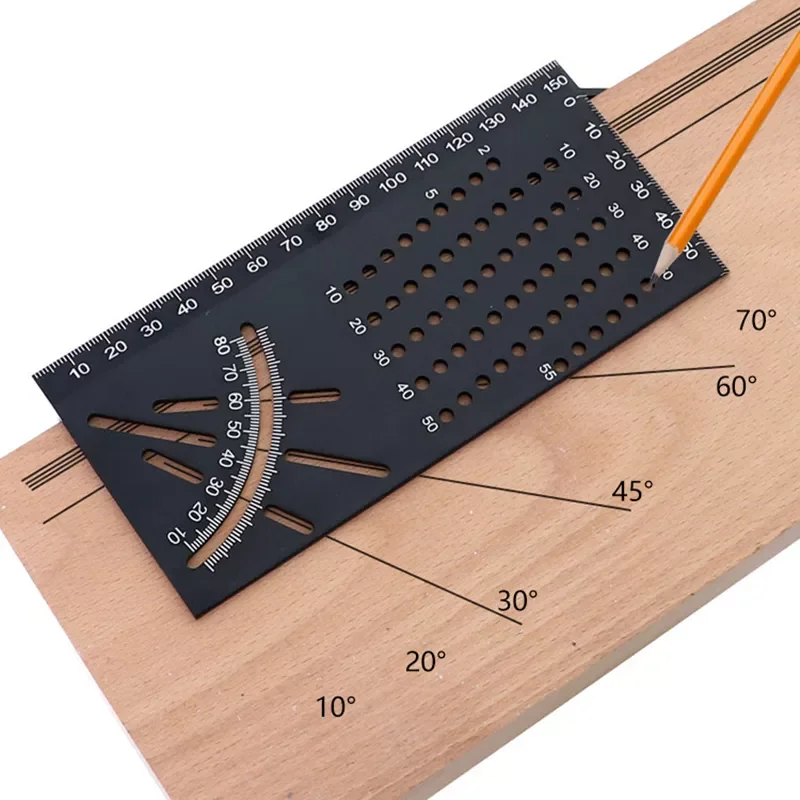

3 Colors Vertical Angle Calibration Scriber Dovetail Marking Practical Guide Marker Aluminum Scriber Portable Woodworking Tools