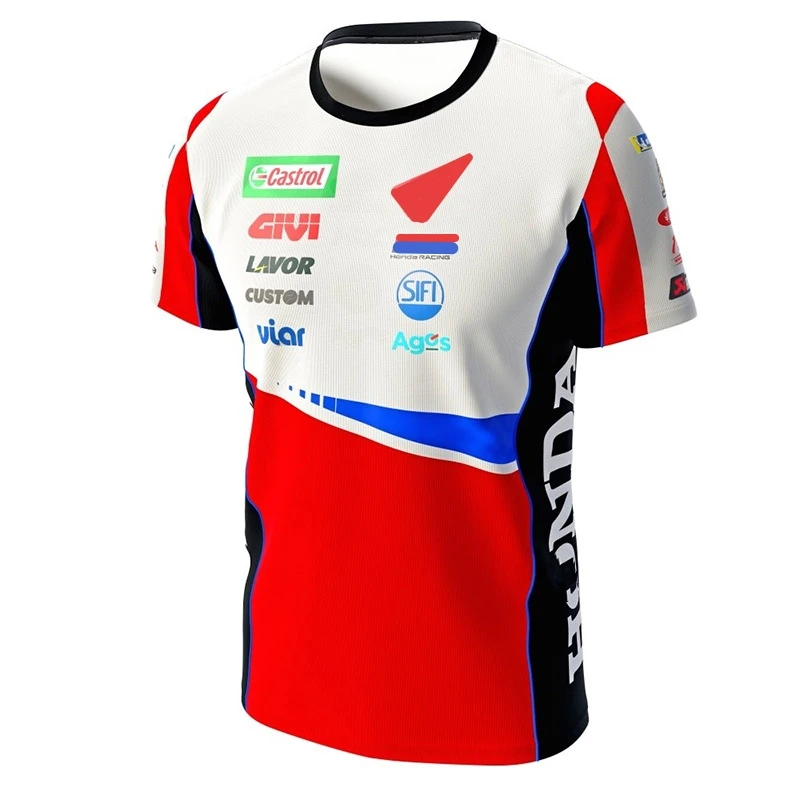 

2023 Ixon T-shirt Ts1 Lcrc 23 Nero Bianco Rosso T-shirt MOTO HRC LCR Team Uniform, Rins42 Driver, Alex Rins, F1 SHIRT, Formula 1