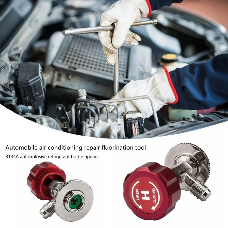 Комплект для автоматического самоуплотнения прокола R134A автомобиля открывания