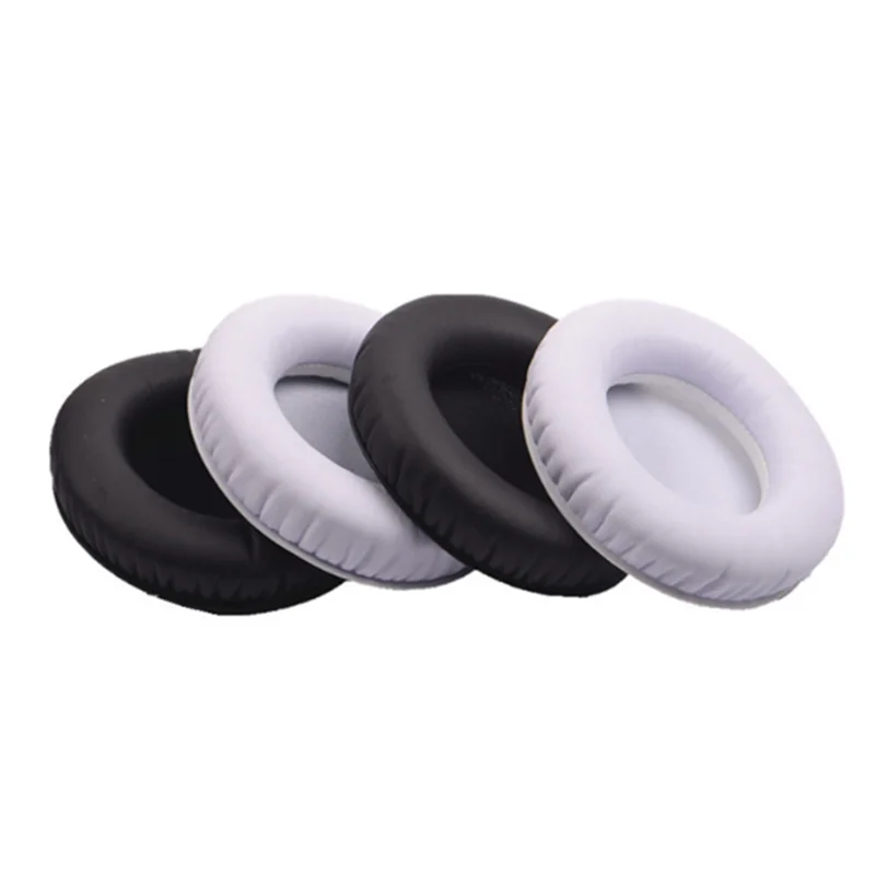 

1 Pair 80mm Leather Replacement Earpads Ear Cushions Cover for Sony MDR-V55 MDR-V500 MDR-7502 Headphones for ATH-WS70 WS77 WS99