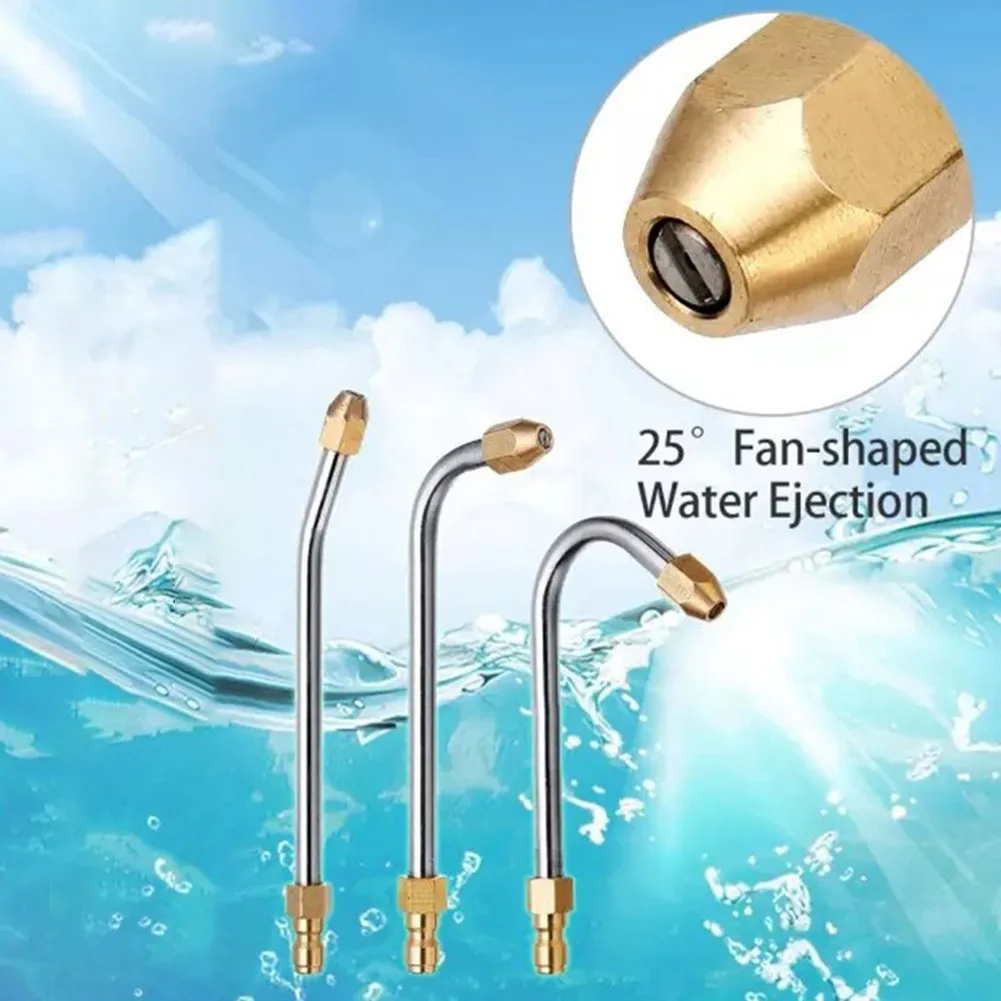 

30°/90° U-Shape Pressure Car Washer Angled Lance Extension Spray Wand Nozzle For Power Spray Gun Air-Conditioning Cleaning Tool