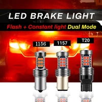 1157t201156 led strobe car canbus bulbs super bright 3030 27smd universal car backup reverse lights tail signal lamps red 12v