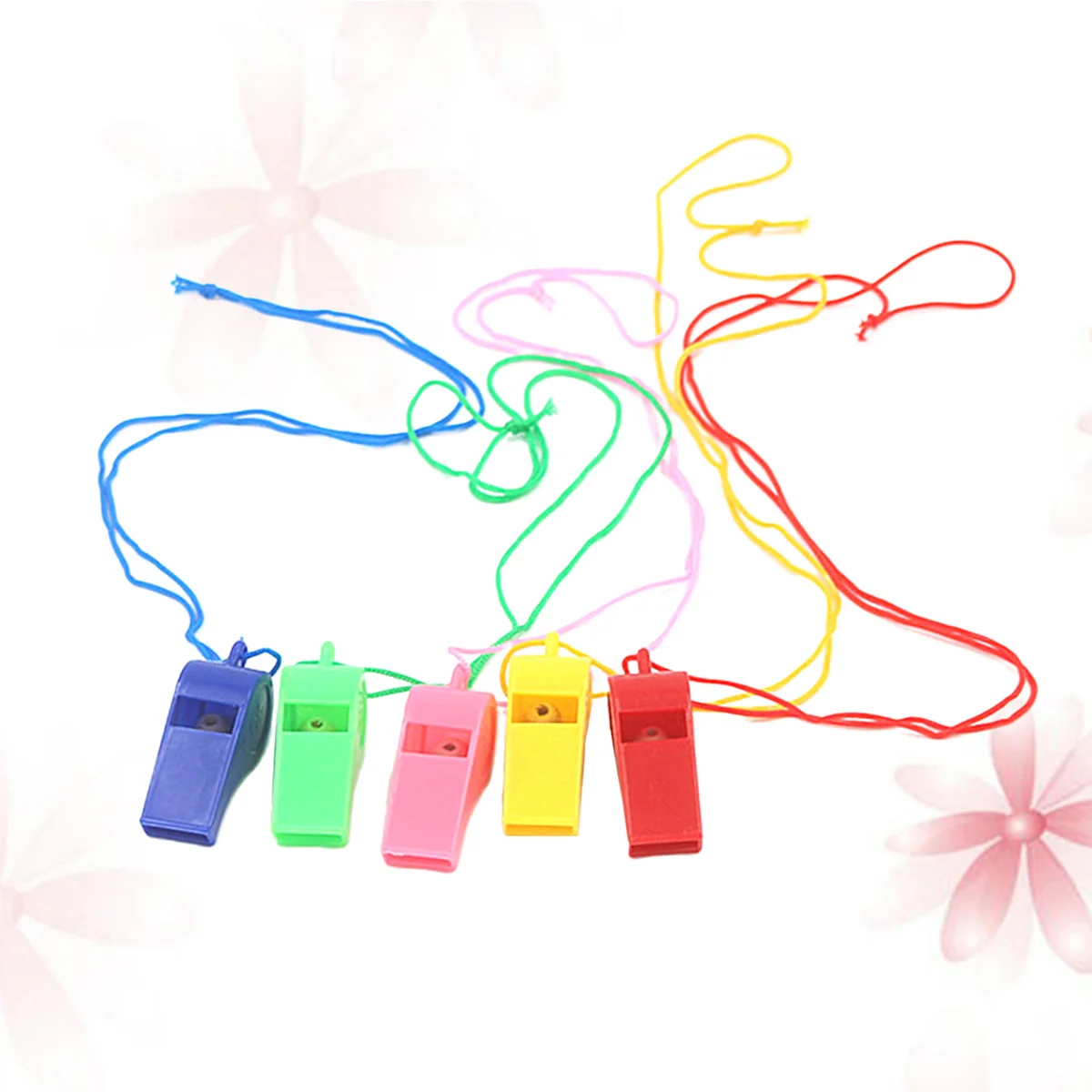 

50Pcs Plastic Whistle Referee Training Whistle Kids Children Gift Party Favor Mixed Color